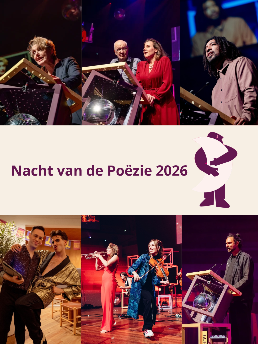 Front row: Nacht van de Poëzie 2026 (Utrecht)